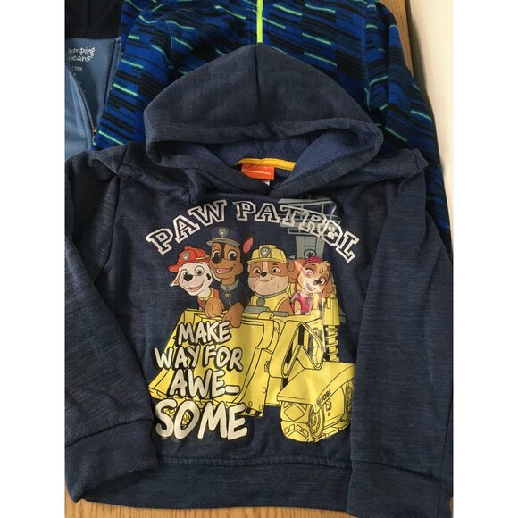 Bundle Of 3 Boys Jackets Sweatshirt Paw Patrol Size 4-5-6 - Picture 2 of 5
